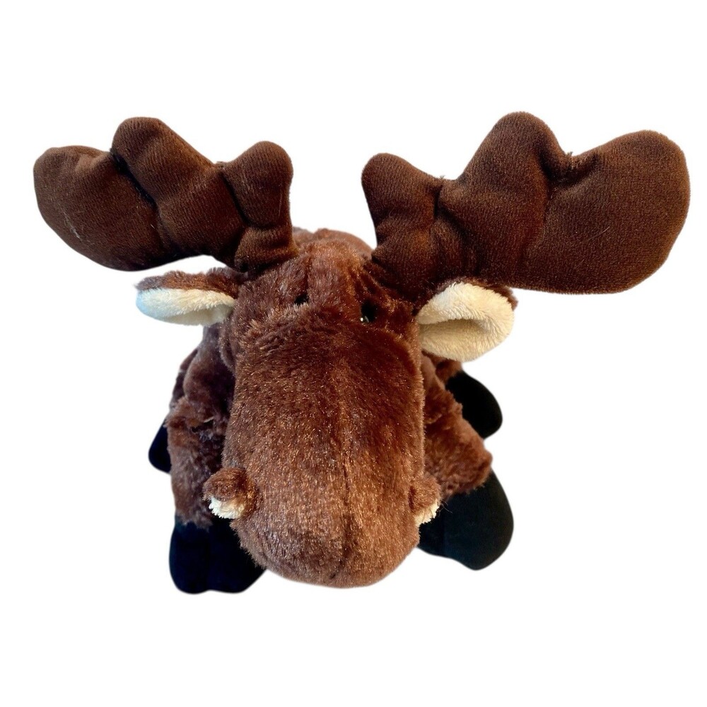 Ganz Webkinz Brown Moose Plush 7" Stuffed Animal Retired No Code HM375